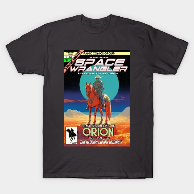 Space Wrangler Comic Book T-Shirts T-Shirt by JAMFANS